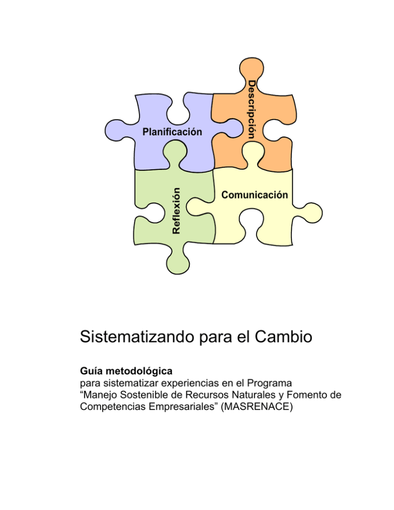 Planificación De La Sistematización