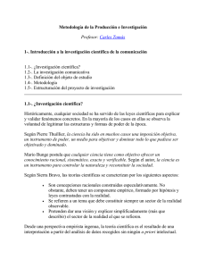 Metodología de la Producción e Investigación (29,3