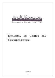 Estrategia de Gestión del Riesgo de Liquidez