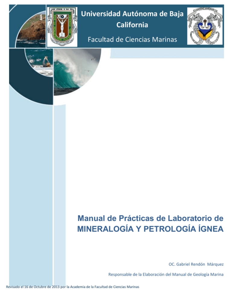 Manual Mineralog a Y Petrolog a Ignea