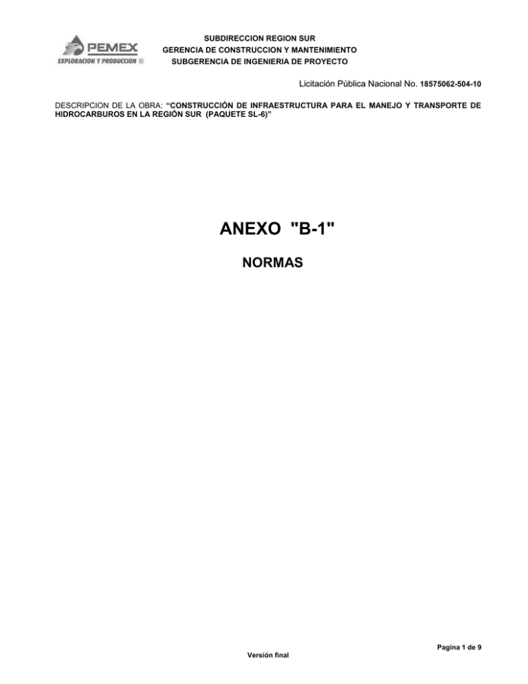 08 Anexo B 1 Version Final - PEMEX Exploración Y Producción