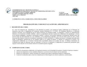 UNIVERSIDAD DE SAN CARLOS DE GUATEMALA  CON ORIENTACI&Oacute;N EN MEDIO AMBIENTE