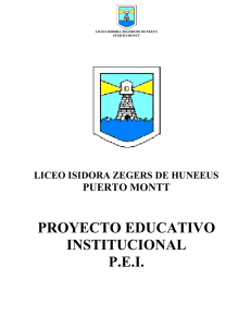 PROYECTO EDUCATIVO INSTITUCIONAL P.E.I.