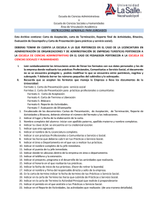 Carta EGRESADOS - Universidad La Salle Nezahualcóyotl