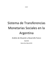 Argentina*s System of Social Cash Transfers