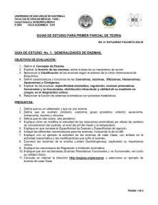 UNIVERSIDAD DE SAN CARLOS DE GUATEMALA Unidad Didáctica: BIOQUÍMICA MÉDICA