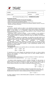 Colegio W. A. Mozart Sector: Química Prof.: Ivonne Gacitúa