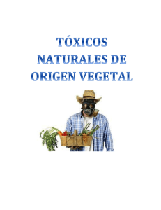 toxicos naturales de origen vegetal