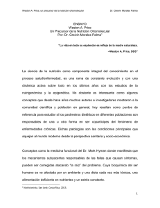 ENSAYO DR PRICE COSTA RICA DR GREIVIN MORALES