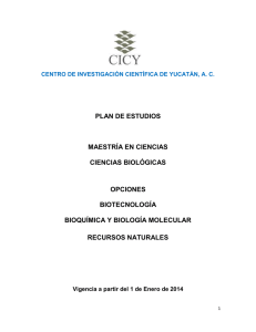 Opción en Ciencias Biológicas