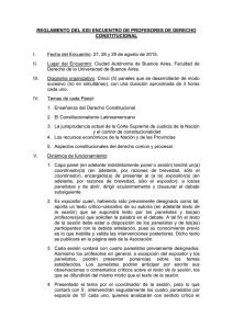 REGLAMENTO DEL XXII ENCUENTRO DE PROFESORES DE DERECHO CONSTITUCIONAL  I.