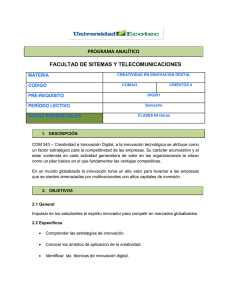 programa analítico facultad de sitemas y telecomunicaciones