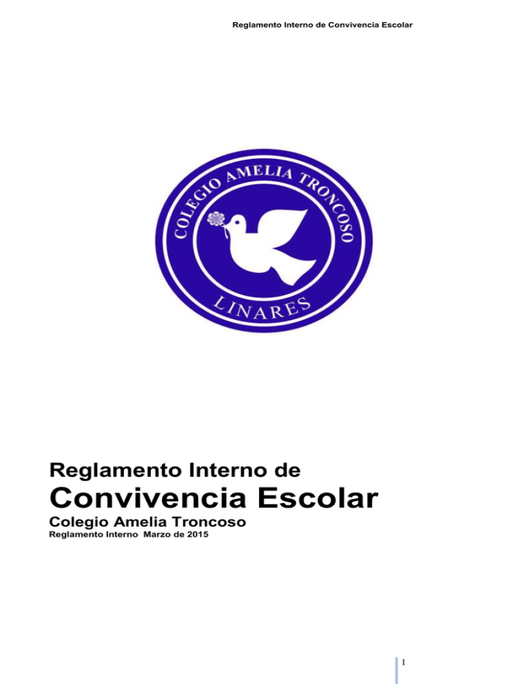 Reglamento Interno De Convivencia Escolar 2020 Colegi 1212