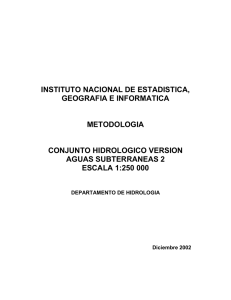 INSTITUTO NACIONAL DE ESTADISTICA, GEOGRAFIA E INFORMATICA  METODOLOGIA
