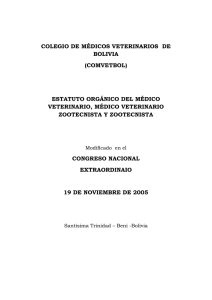 colegio de médicos veterinarios de bolivia (comvetbol)