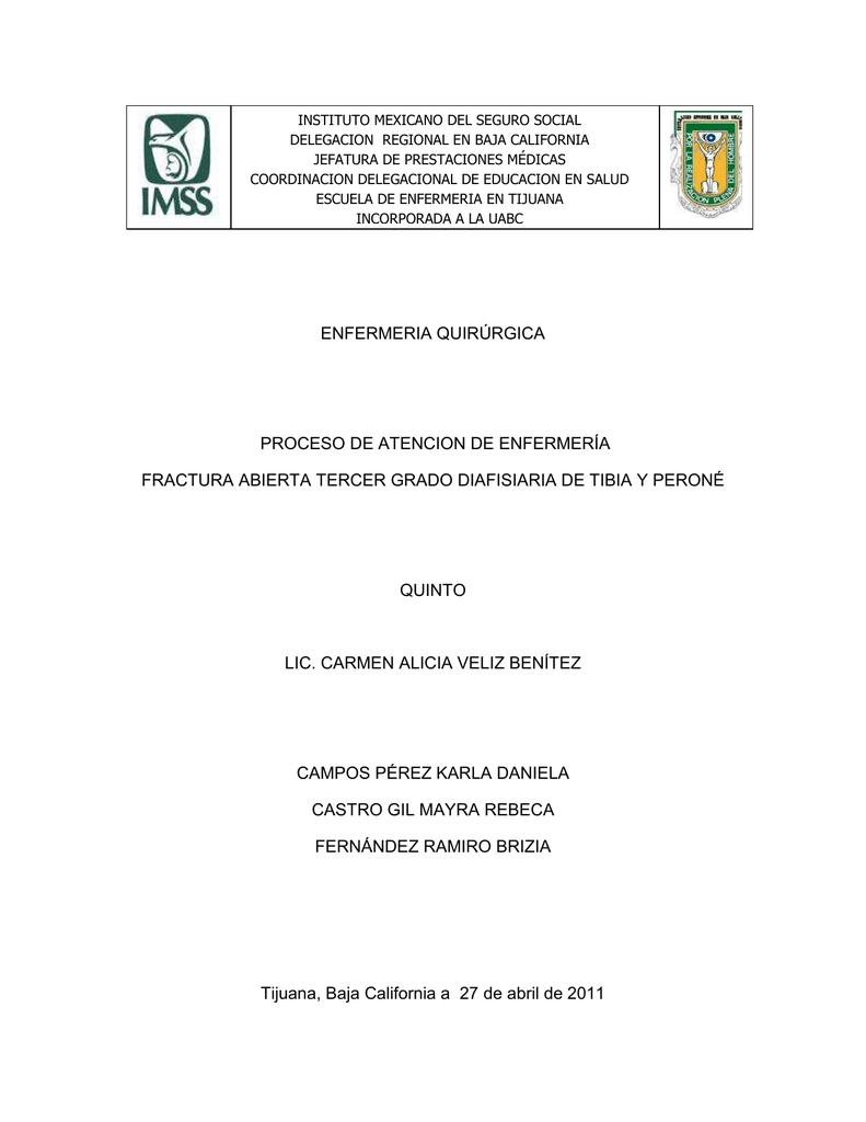 Que hacer en caso de fractura abierta