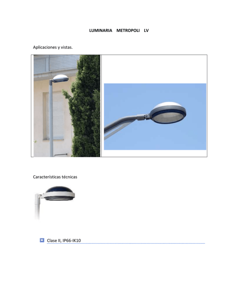 Catálogos de luminarias y archivos fotométricos