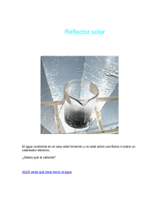 Reflector solar