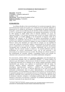 INSTITUTO SUPERIOR DE PROFESORADO N° 7 Venado Tuerto SECCIÓN:  Geografía