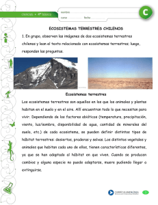 ecosistemas terrestres chilenos