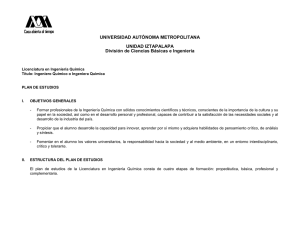 UNIVERSIDAD AUTÓNOMA METROPOLITANA  UNIDAD IZTAPALAPA División de Ciencias Básicas e Ingeniería
