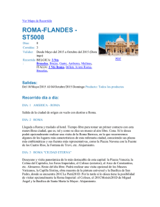 ROMA-FLANDES - ST5008 Salidas: Recorrido dia a dia: