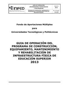 FAM Universidades Tecnologicas y Politecnicas 2013