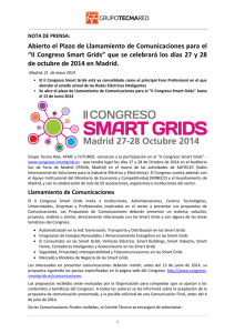 Sobre el Congreso Smart Grids
