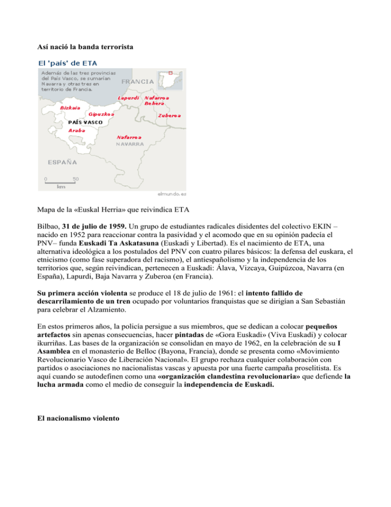Historia de ETA