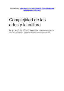 Complejidad del arte y la cultura