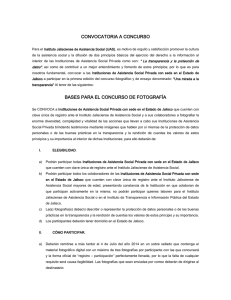 convocatoria a concurso