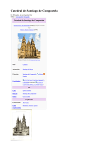 Catedral de Santiago de Compostela De Wikipedia, la enciclopedia libre : ,