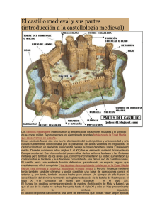 El castillo medieval y sus partes