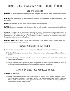 TEMA 01: CONCEPTOS BÁSICOS SOBRE EL DIBUJO TÉCNICO