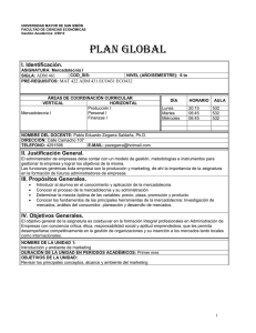 PlanGlobal-Mercadotecnia I Pablo Zegarra