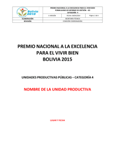 Formulario G2 - Ministerio de Desarrollo Productivo y Economía Plural