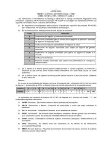 ANEXO 38.1.2. PRESENTACIÓN DEL REPORTE REGULATORIO SOBRE INFORMACIÓN CORPORATIVA (RR-1)