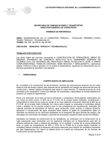 LICITACIÓN PÚBLICA NACIONAL No. LO-009000999-N368-2013  SECRETARIA DE COMUNICACIONES Y TRANSPORTES