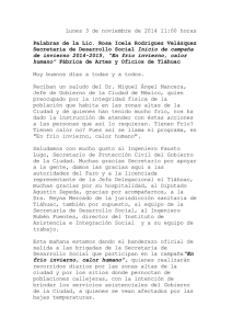 Palabras de la Lic. Rosa Icela Rodríguez Velázquez Secretaria de