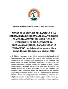 NOTAS DE LA LECTURA DEL CAPÍTULO 5 (LA