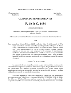 ESTADO LIBRE ASOCIADO DE PUERTO RICO