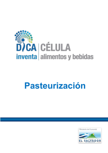 Pasteurización - Dirección de Innovación y Calidad