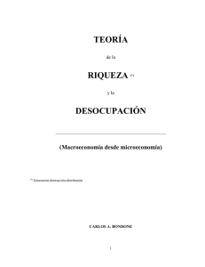 el cálculo económico - Teoría de la Relatividad Económica