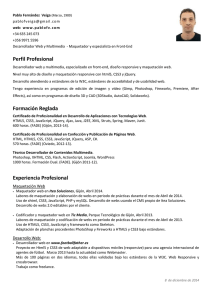 CV en formato DOCX (español)