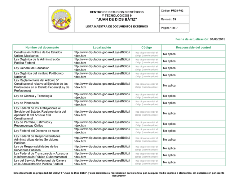 CENTRO DE ESTUDIOS CIENTÍFICOS Y TECNOLÓGICOS 9