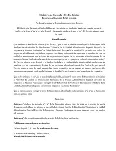 resolucion 3520 15-11-2012 ministerio de hacienda y credito publico
