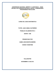 UNIVERSIDAD NACIONAL ABIERTA Y A DISTANCIA &ndash; UNAD