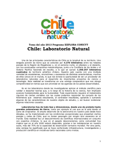 Chile: Laboratorio Natural
