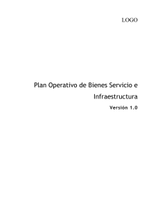 Plan Operativo de Bienes Servicio e Infraestructura LOGO