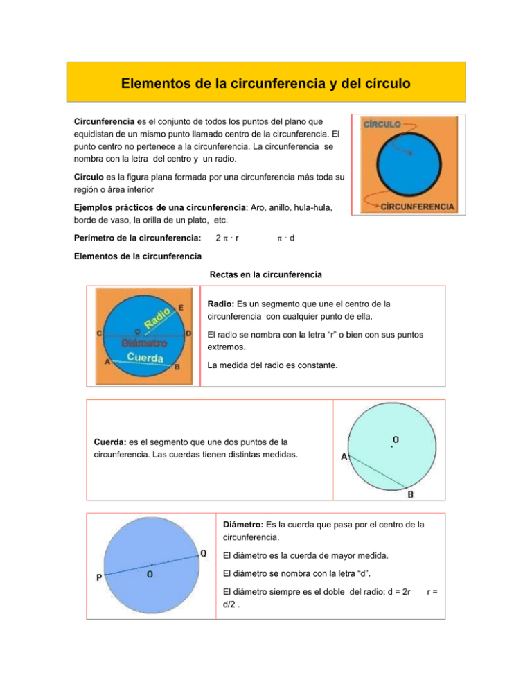 Elementosdelacircunferenciaydelcrculo 